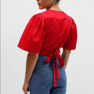 LisaSaysGah! Maria wrap top